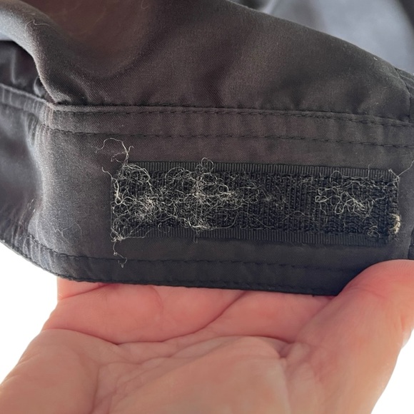 Vintage 90s Black Wrap Skirt LG Santa Cruz Skirt Beach Surf Skater Size XL - Picture 6 of 7